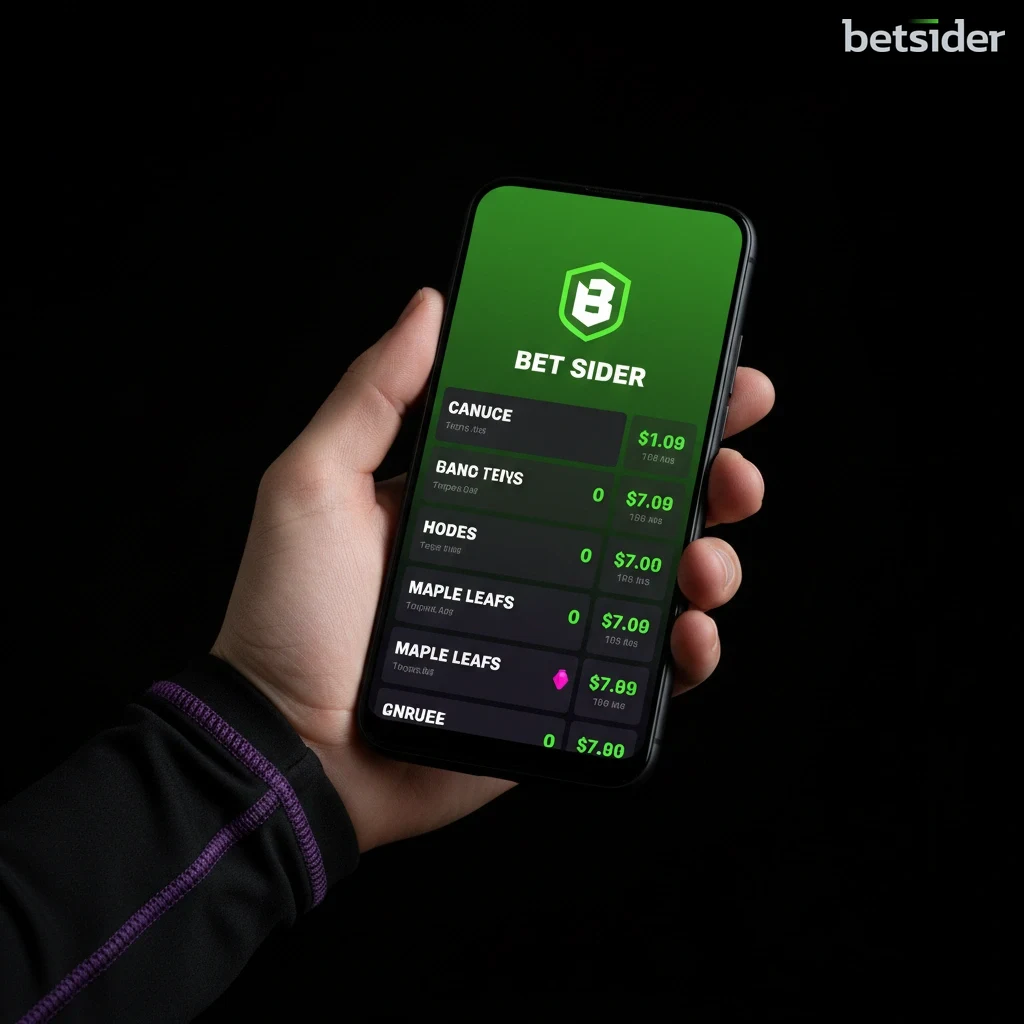 The Betsider app running as an iOS web app on a modern smartphone home screen