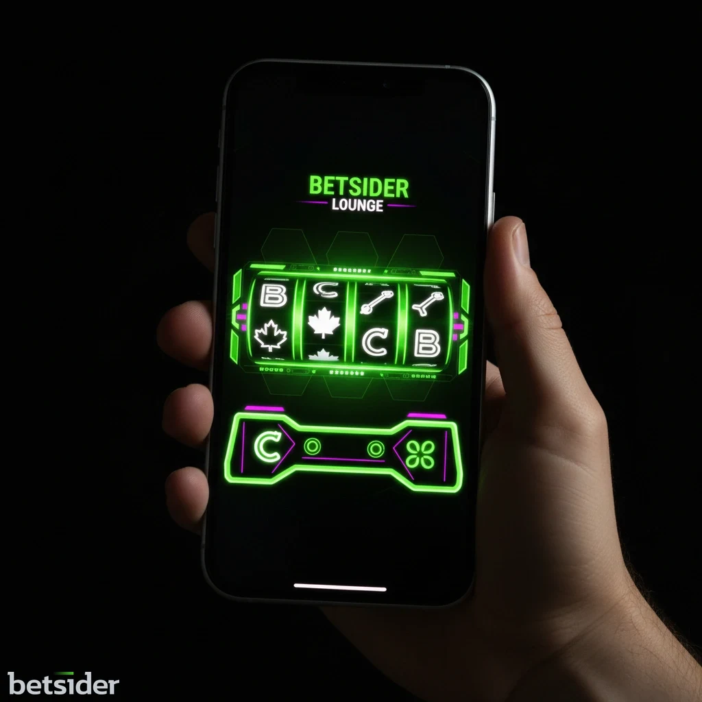 The Betsider mobile app displaying live sports betting odds for a hockey game