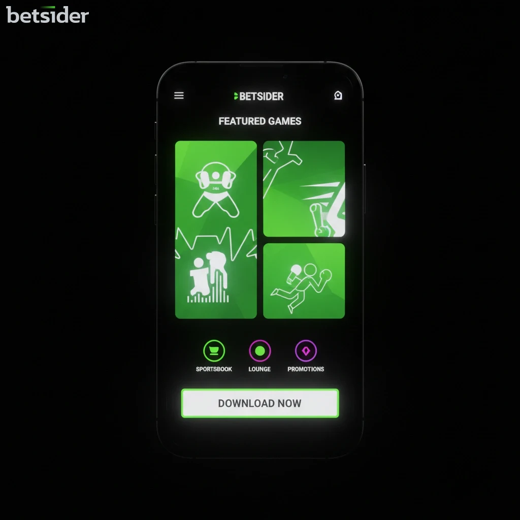 The Betsider mobile app sports betting interface showing live odds for an NHL game