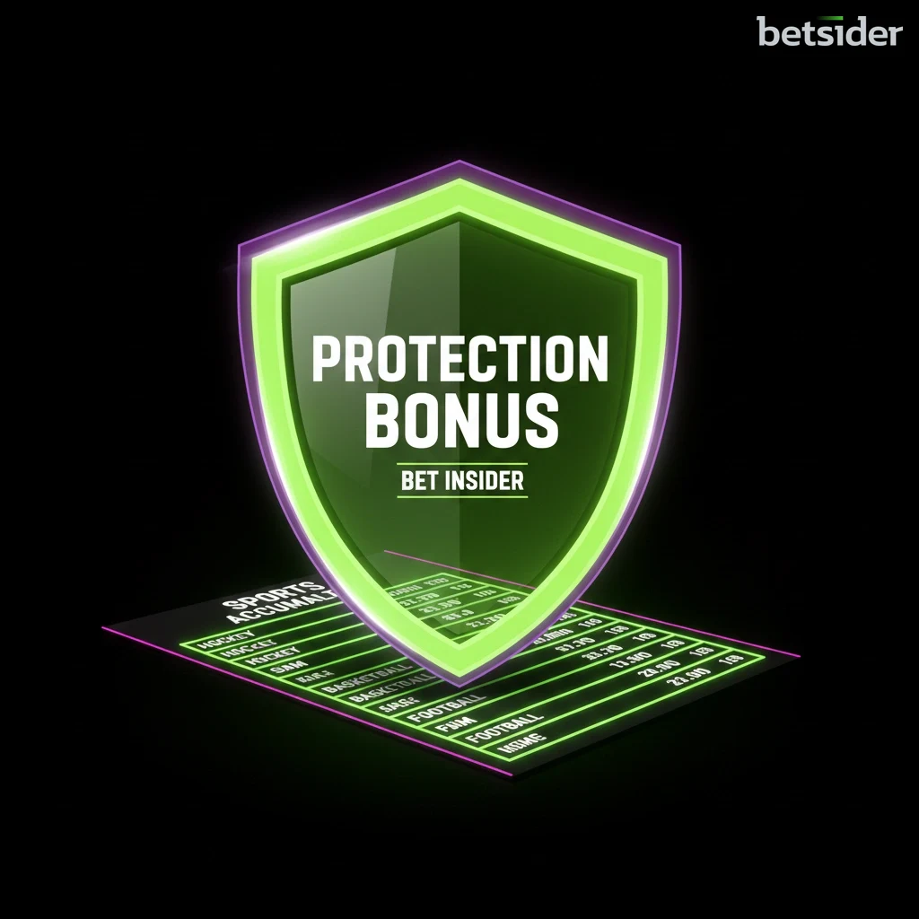 Betting slip and stadium graphic illustrating the Betsider Bet and Get sport welcome free bet up to C$100.