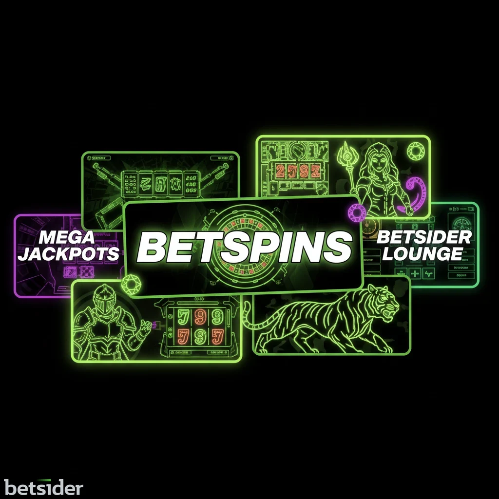 A vibrant grid showcasing a variety of popular slot games available at Betsider Casino