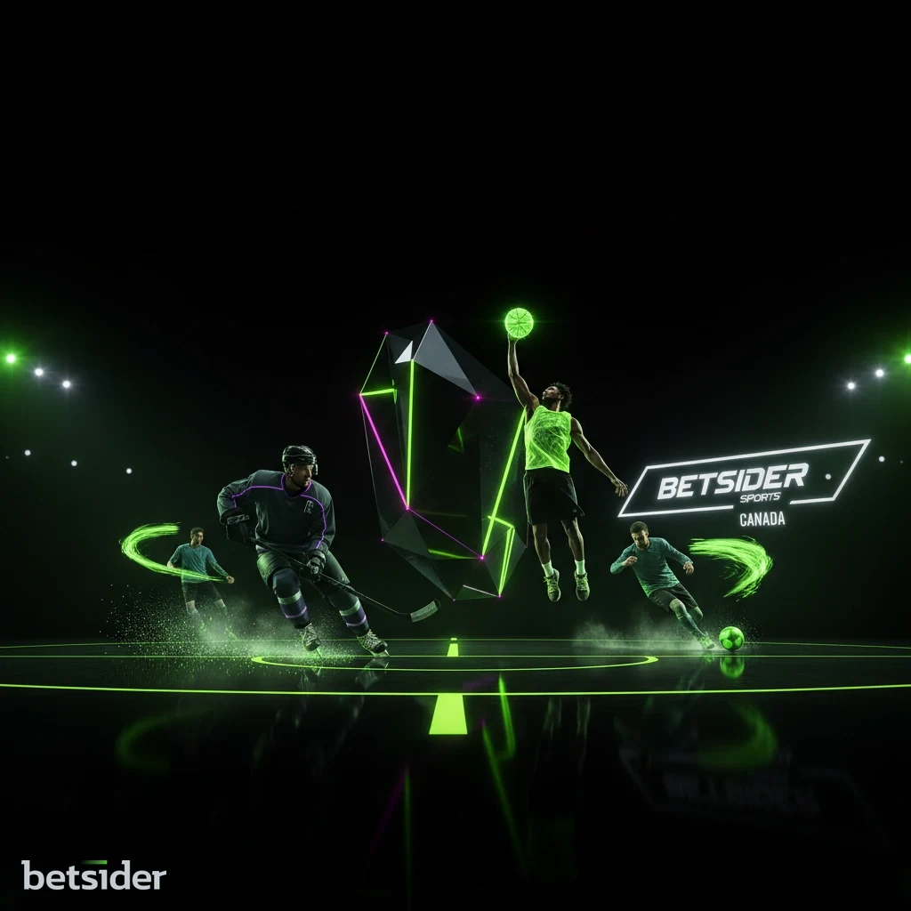 A stadium full of cheering fans under bright lights, representing the excitement of sports betting.