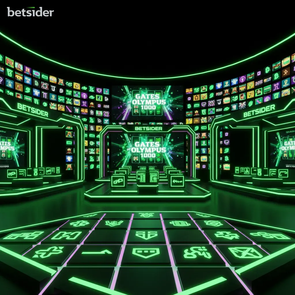 A vibrant grid of online casino game thumbnails from the Betsider Casino library.